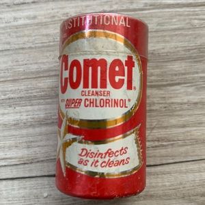 Vintage Comet Match Holder with Matches Antique Epherma